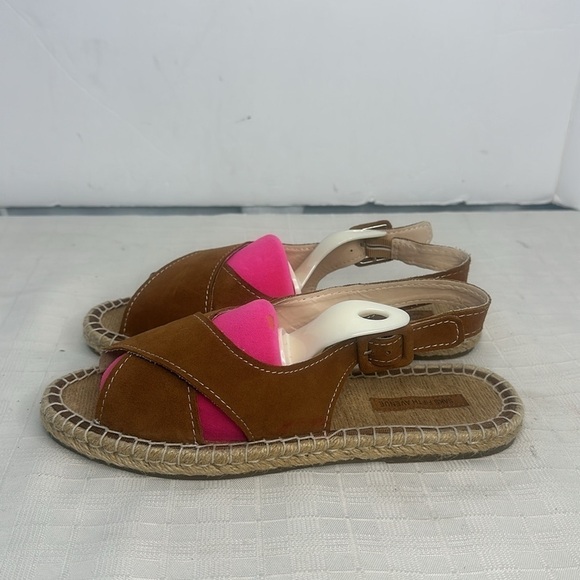 Saks Fifth Avenue Leather Espadrille sandals - Picture 4 of 8